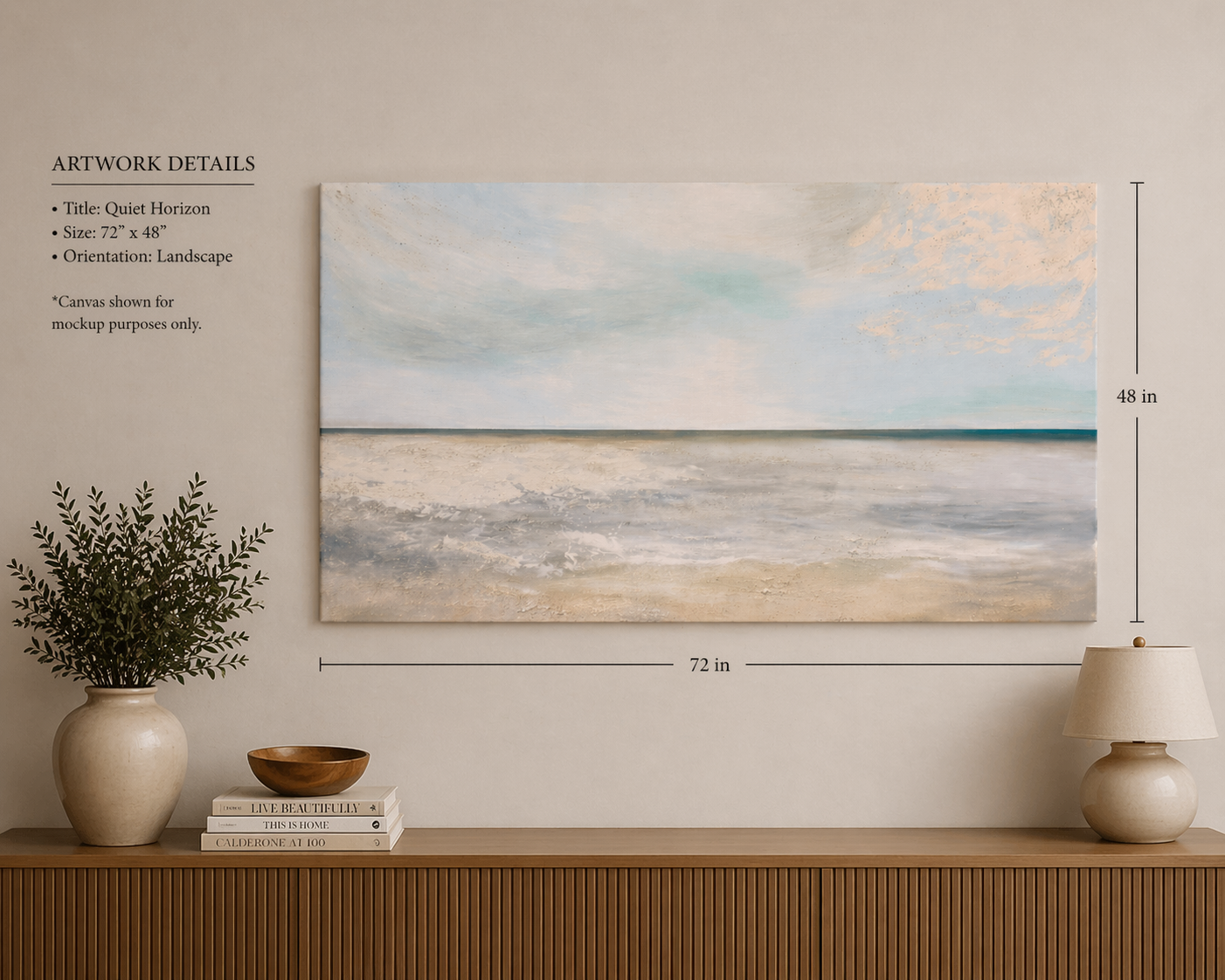 large coastal wall art