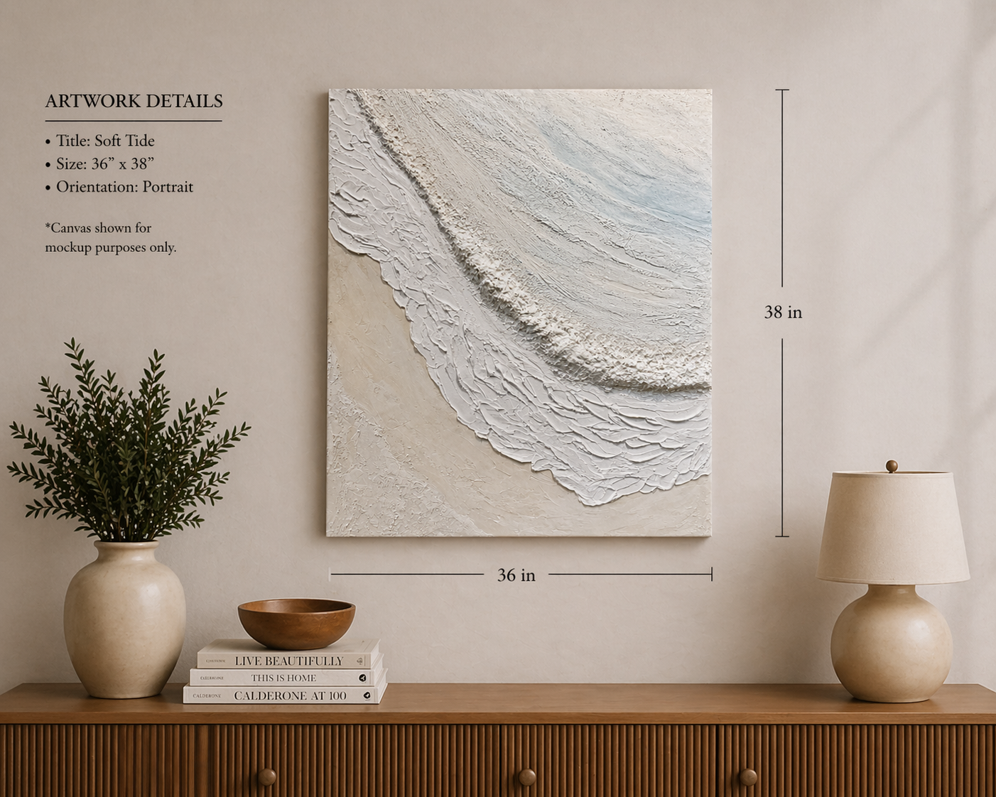 textured coastal wall art