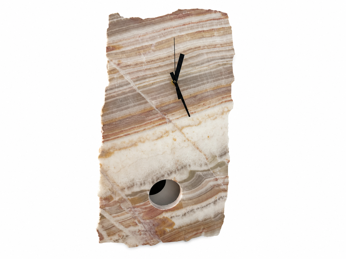 Travertine Clock