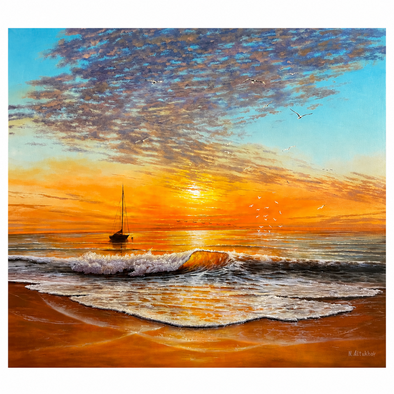 Anchored at Sunset