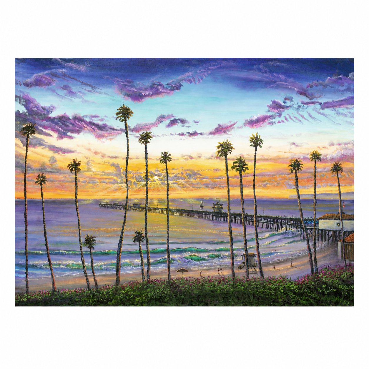 Summer Sunset San Clemente California