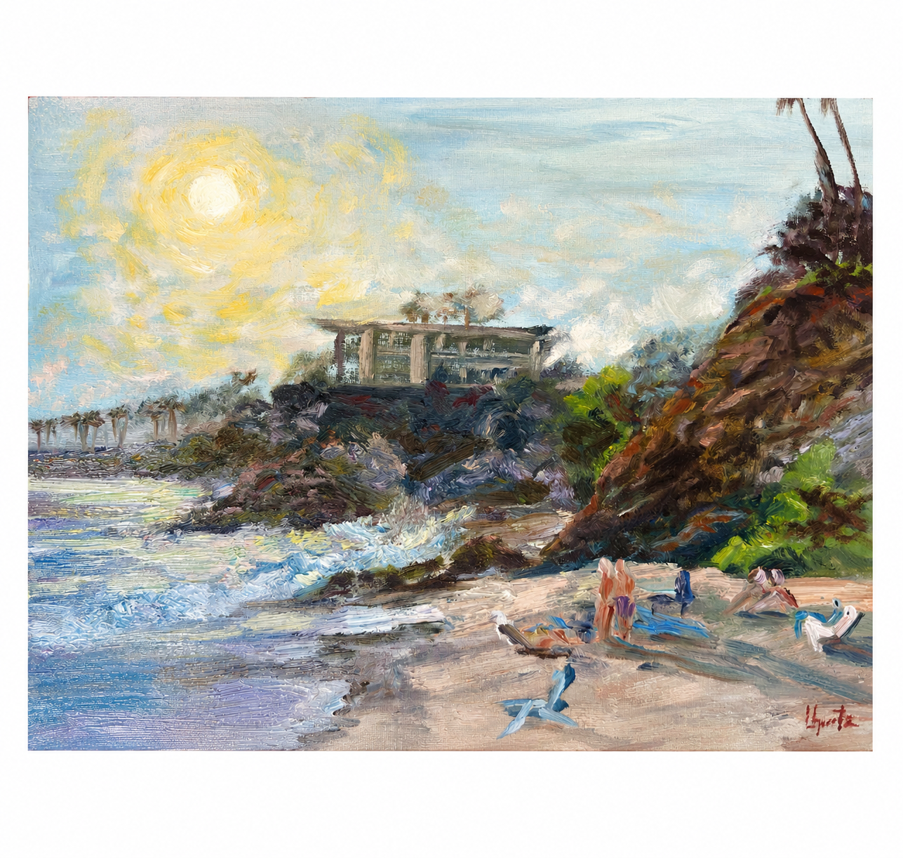 Sunset over Picnic Beach Laguna