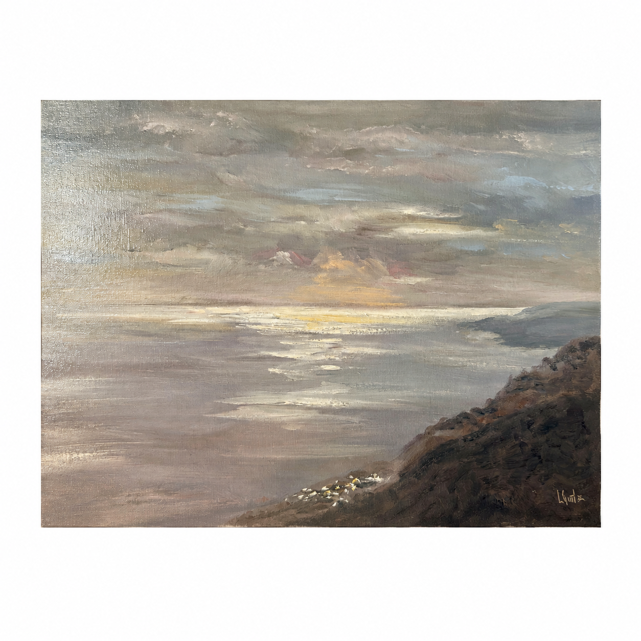 The Gold Shimmer of Liquid Light over Laguna Beach
